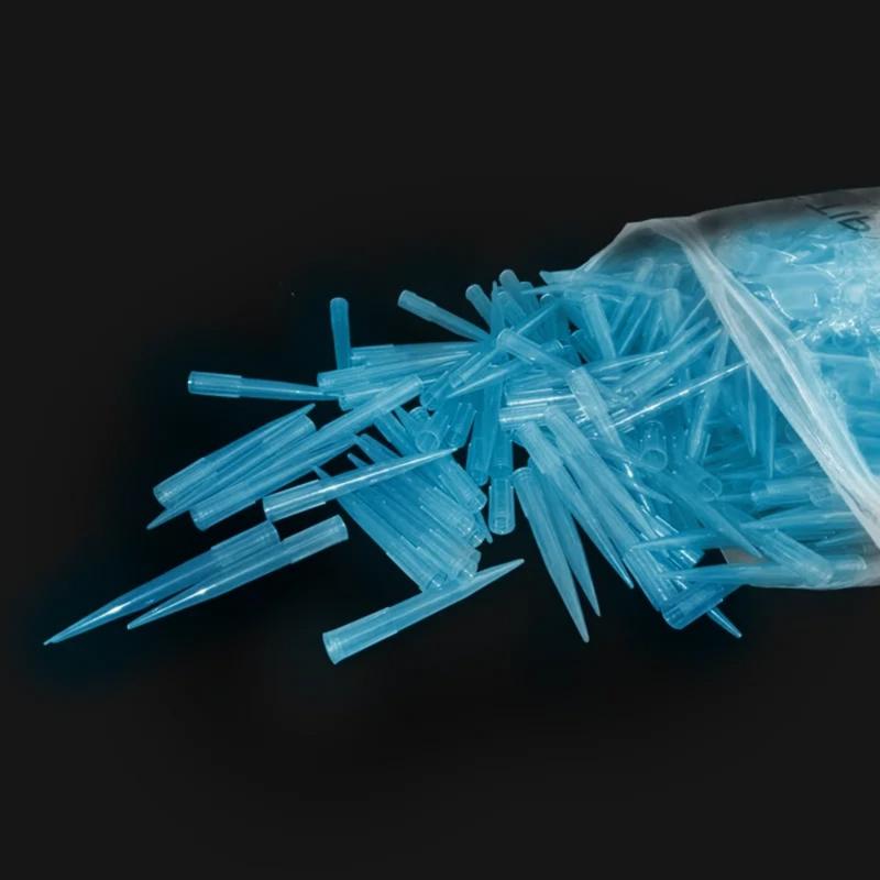 Lab Pipette Tip - 500Pcs 1ml Transparent Disposable Micro Pipette