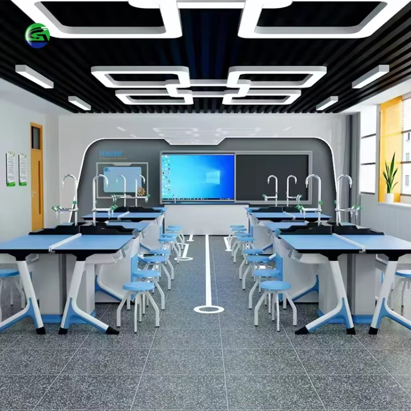Medical Lab Microbiology - Modern Steel School Laboratory Furniture Experiment
