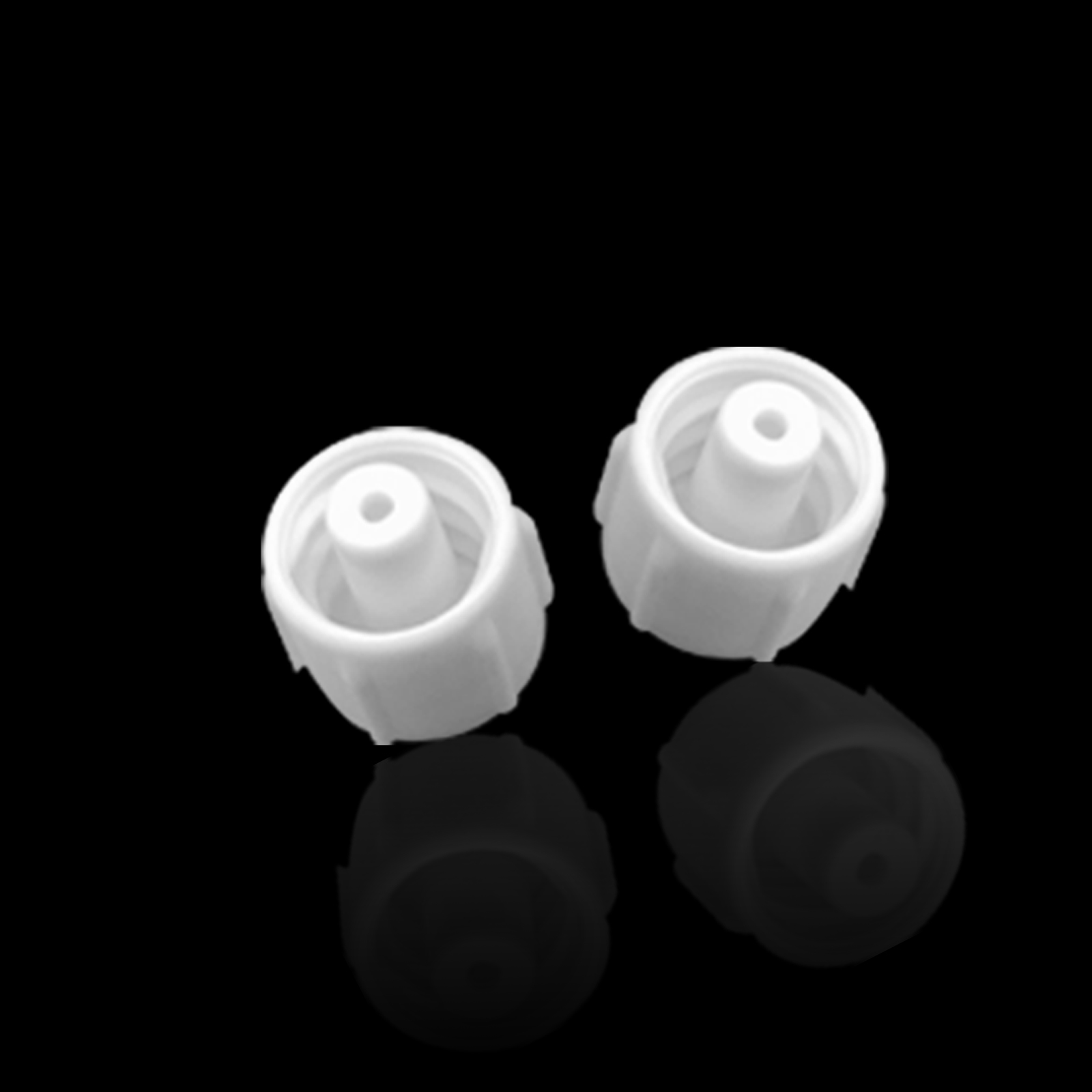 Medical Laboratories - 500pcs Male Luer Caps Hole for