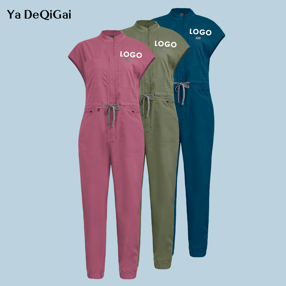 New Medical Scrubs Jumpsuits S - Medical Lab Logo recension och pris