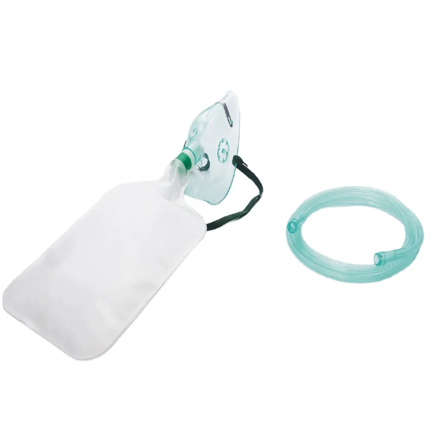 PVC Mask with Reservoir Bag NR - Oxygen Mask Non-Rebreather recension och pris