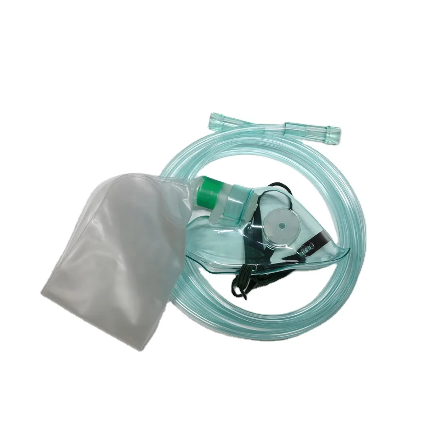 PVC Mask with Reservoir Bag NR - Oxygen Mask Non-Rebreather recension och pris