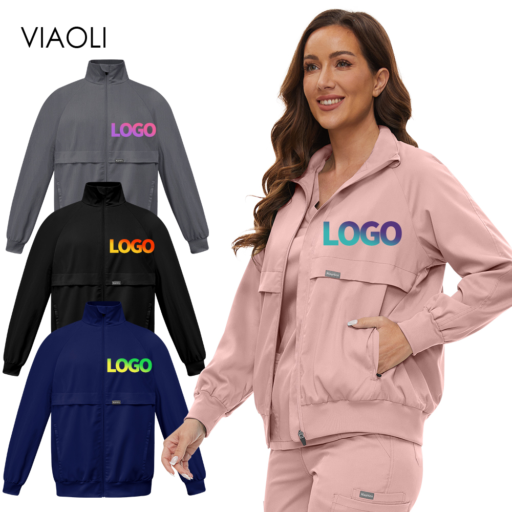Custom Logo Long Sleeve Jacket - Medical Lab Logo recension och pris