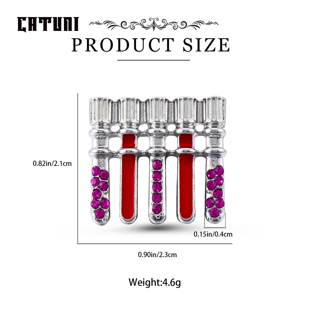 Catuni Medical Test Tube Brooc - Medical Lab Logo recension och pris