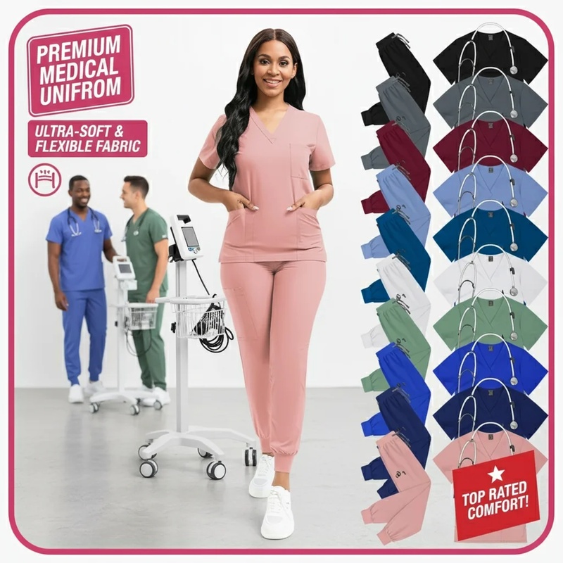 COSWomen Medical Scrubs Set Nu - Medical Lab Units recension och pris