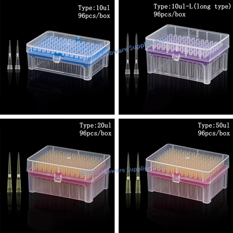 1Set Lab 10ul/10ul-L/20ul/50ul - Lab Pipette Tip recension och pris