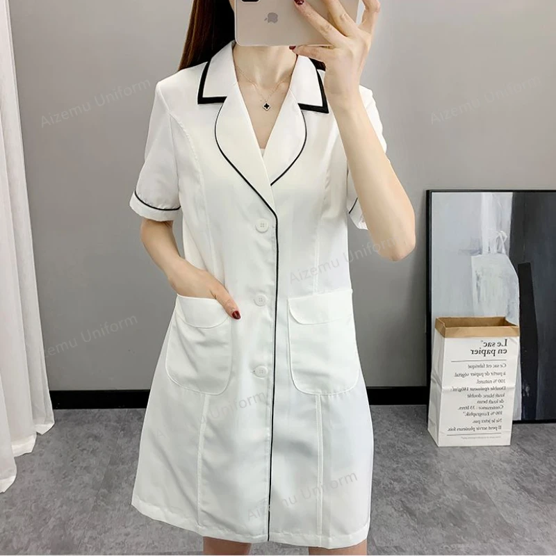Black Beauty Salon uniform sho - Medical Lab Logo recension och pris