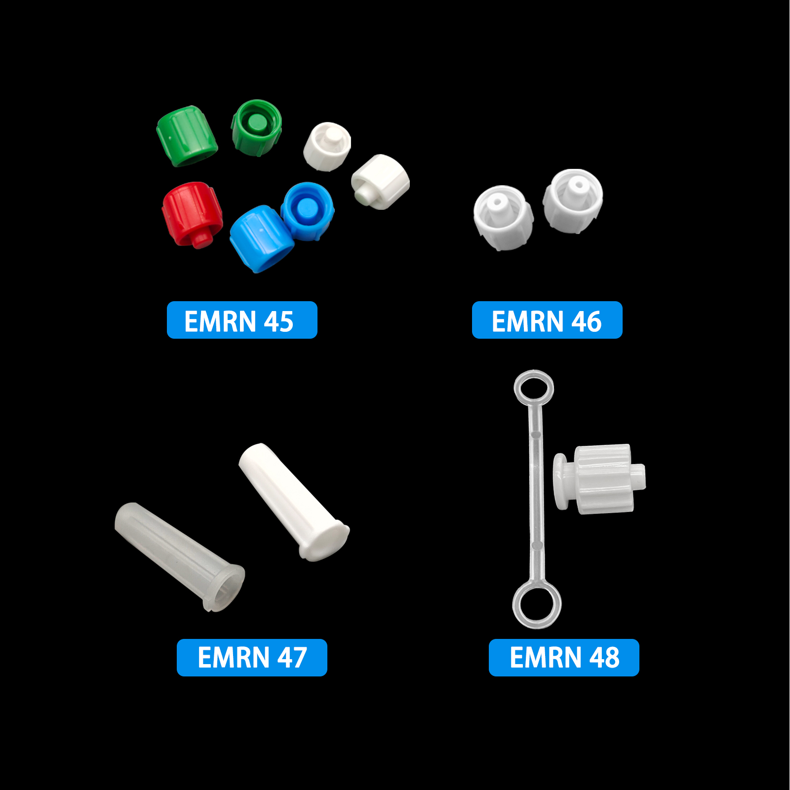500pcs Male Luer Caps Hole for - Medical Laboratories recension och pris